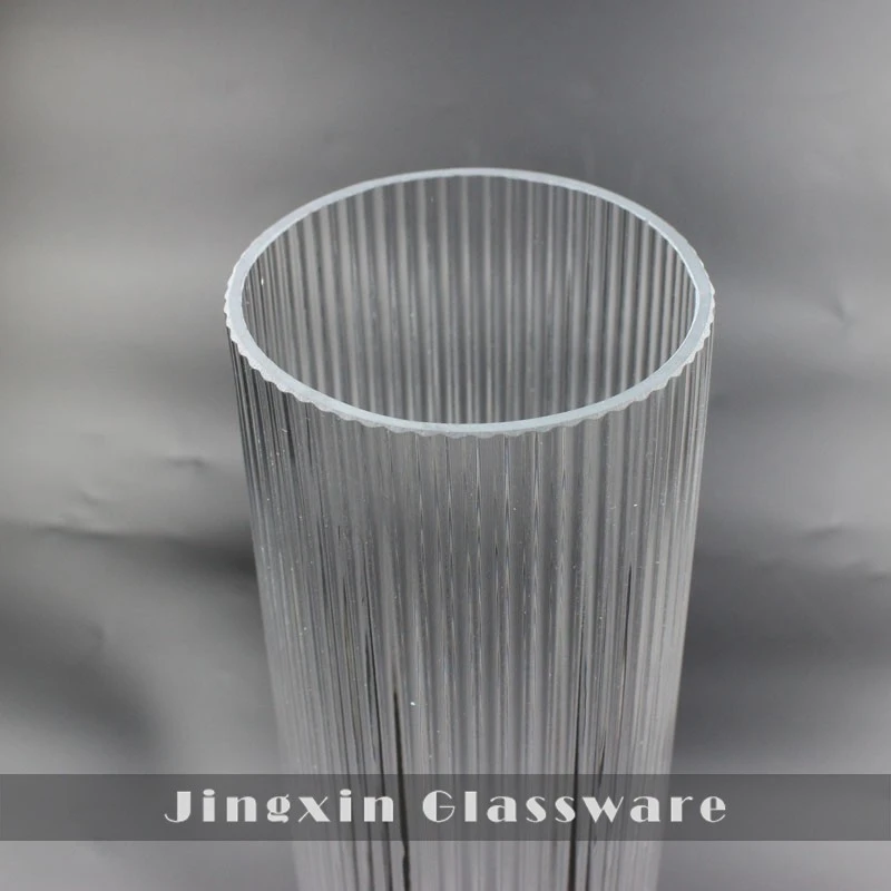 Ribbed Glass Cylinder Lamp Cover suppliers