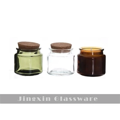 Lọ thủy tinh đựng nến nhỏ có nắp bần