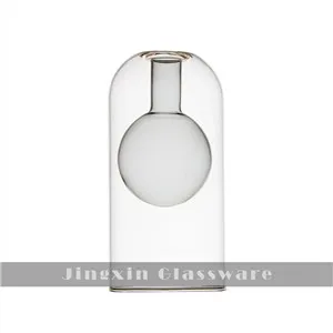 Bình thủy tinh treo tường đôi